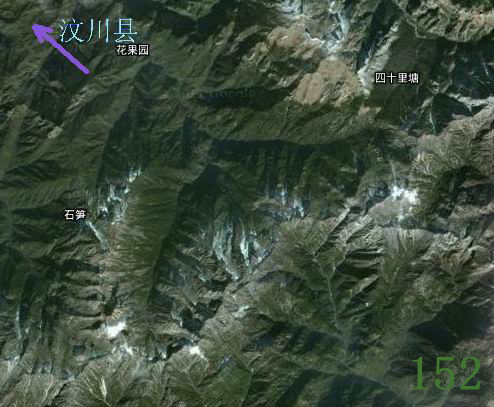 阿坝州汶川县龙脉